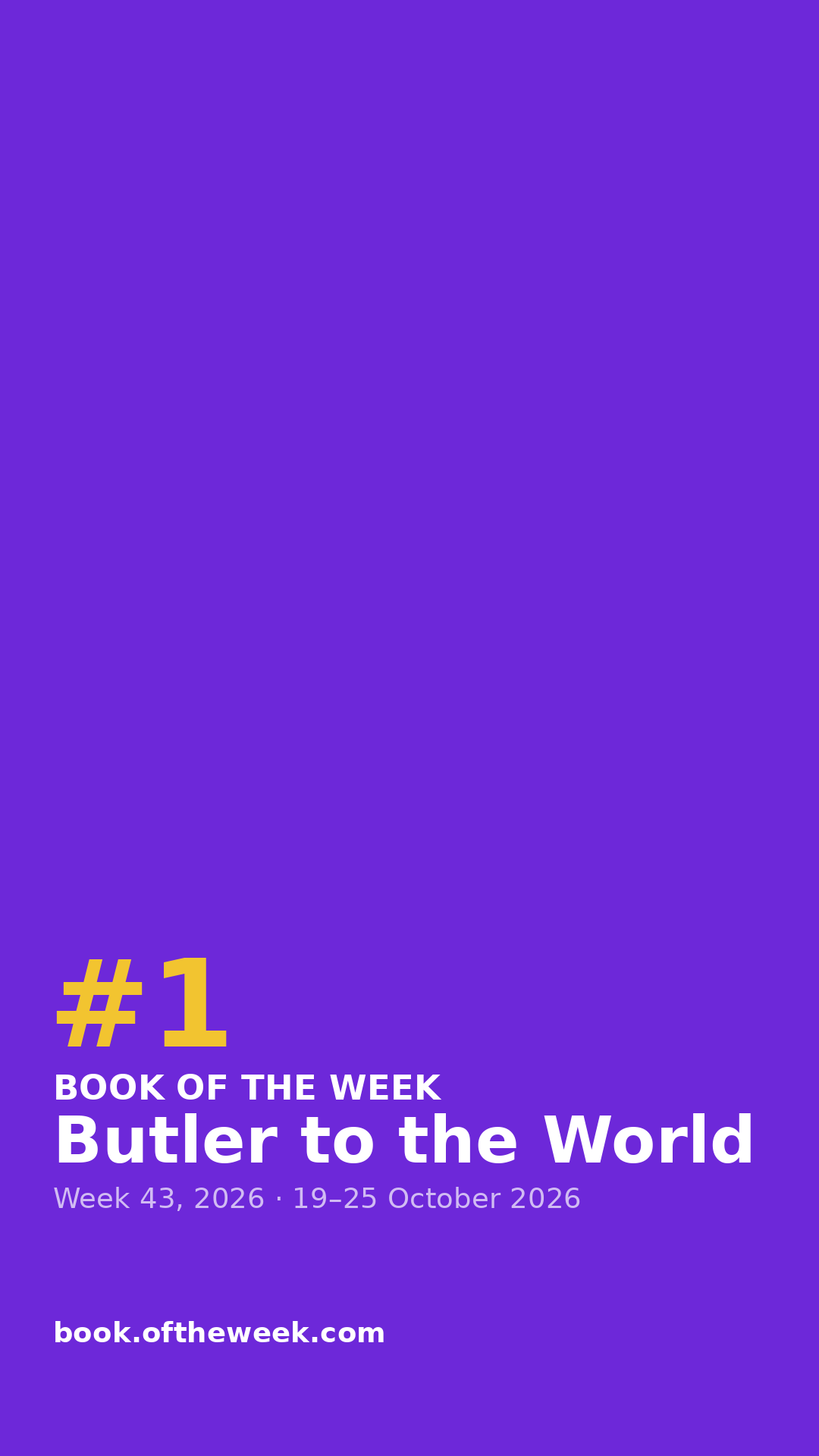 Story (1080×1920) — Butler to the World
